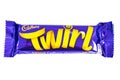 Cadbury Twirl Chocolate Bar Royalty Free Stock Photo