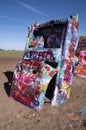 Caddilac Ranch Colorful art in the desert Texas Route66