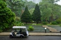 Caddy in Rain