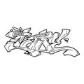 Cade graffiti text