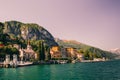 Cadenabbia and Como lake in Northern Italy Royalty Free Stock Photo