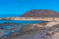 Cadera at Isla de Lobos, Canary islands, Spain Royalty Free Stock Photo