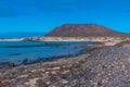 Cadera at Isla de Lobos, Canary islands, Spain Royalty Free Stock Photo