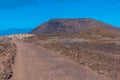 Cadera at Isla de Lobos, Canary islands, Spain Royalty Free Stock Photo