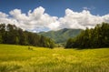 Cades Cove Great Smoky Mountains National Park Spring Scenic Landscape Royalty Free Stock Photo