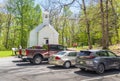 GSMNP Tourists Visit the Cades Cove Missionary Baptist Church