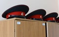 Cadet cap in the bedroom. Royalty Free Stock Photo