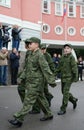 The cadets of the First Moscow cadet corps.