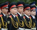 The cadets of the First Moscow cadet corps.