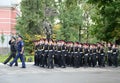 The cadets of the First Moscow cadet corps.