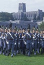 Cadets Marching in Formation Royalty Free Stock Photo