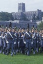 Cadets Marching in Formation, West Point Military Academy, West Point, New York Royalty Free Stock Photo