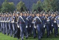 Cadets Marching in Formation, West Point Military Academy, West Point, New York Royalty Free Stock Photo