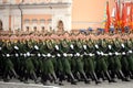 Cadets of the Military Academy of Logistics named after Army General A.V. Khrulev during the parade on Red Square in honor of Vict