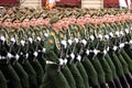 Cadets of the Military Academy of Logistics named after Army General A.V. Khrulev during the parade on Red Square in honor of Vict