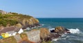 Cadgwith Cornwall England UK on the Lizard Peninsula between The Lizard and Coverack Royalty Free Stock Photo