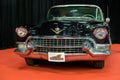Cadillac Coupe DeVille (1955) car displayed in Tel-Aviv. Israel Royalty Free Stock Photo