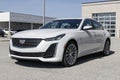 Cadillac CT5 display at a dealership. Cadillac offers the CT5 in Luxury, Premium Luxury and Sport models