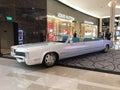 1966 Cadillac DeVille Coupe Convertible Macao Entertainment Macau COD Hotel Indoor American Classic Car Display with Gold Bars
