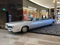 1966 Cadillac DeVille Coupe Convertible Macao Entertainment Macau COD Hotel Indoor American Classic Car Display with Gold Bars