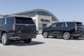 Cadillac Escalade display. Cadillac offers the Escalade in Luxury, Sport and Premium models