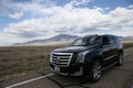 Cadillac ESCALADE in the wild Royalty Free Stock Photo