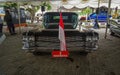 Cadillac Fleetwood 75 limousine that was owned by first Indonesin president in a classic car show Royalty Free Stock Photo