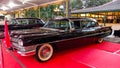 Cadillac Fleetwood seventy-five limousine in retro car meet Royalty Free Stock Photo