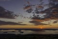 Cadillac Mountain sunrise Royalty Free Stock Photo