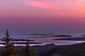 Cadillac Mountain sunset Royalty Free Stock Photo