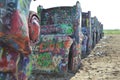 Cadillac Ranch Amarillo Texas Royalty Free Stock Photo