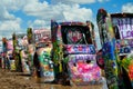 Cadillac Ranch, Amarillo, Texas Royalty Free Stock Photo