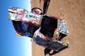 Cadillac Ranch near Amarillo, TX Royalty Free Stock Photo