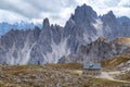 Cadini di Misurina range in Dolomites, Italy Royalty Free Stock Photo