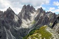 Cadini di Misurina trail path, Italian UNESCO Dolomite Alps