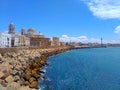 The Cadix bay in spain Royalty Free Stock Photo