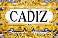 Cadiz sign