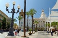 Cadiz City Hall on Plaza San Juan de Dios. Cadiz, Spain Royalty Free Stock Photo