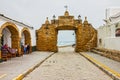 Cadiz, Spain. Fortress of San Sebastian gate