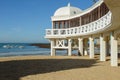 View at La Caleta beach in Cadiz on Spain