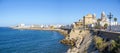 Campo del Sur Avenue at sunny day. Cadiz, Andalusia, Spain