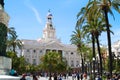 cadiz town hall sun and vegatation