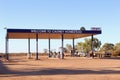 Cadney Homestead truckstop fuel roadhouse, Stuart Highway, Australia Royalty Free Stock Photo