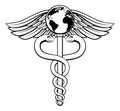 Caduceus Globe Medical Symbol