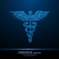 Caduceus health symbol