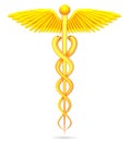 Caduceus Royalty Free Stock Photo