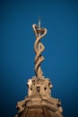 Caduceus on the roof