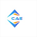 CAE abstract technology logo design on white background. CAE creative initials Royalty Free Stock Photo