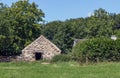 Cae Adda byre, St Fagans National History Museum, Cardif,Wales Royalty Free Stock Photo