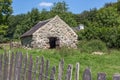 Cae Adda byre, St Fagans National History Museum, Cardif,Wales Royalty Free Stock Photo